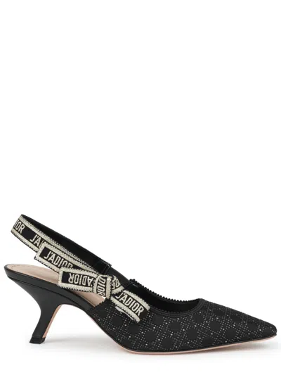 Dior Slingback Pump With 6.5 Cm Heel In Black