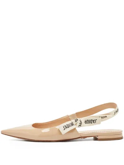 Pre-owned Dior Slogan-jacquard Pumps