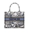 Dior Book Tote Small Canvas Tote Bag In Black