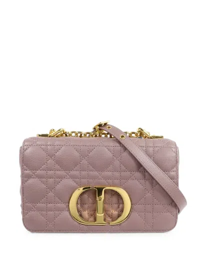 Dior Small Caro Shoulder Bag In Pink