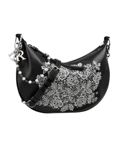 Dior Small D-celeste Shoulder Bag In Black