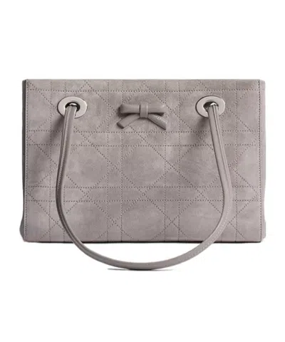Dior Small  Promenade Shopping Bag In Gray