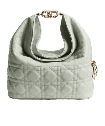 Dior Small  Toujours Hobo Bag In Green
