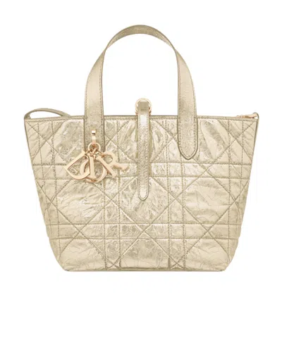 Dior Small  Toujours Vertical Tote Bag In Multi