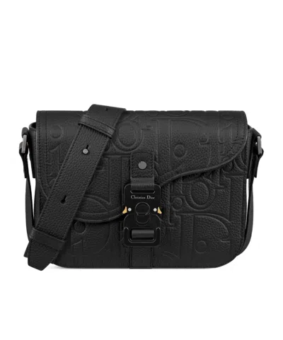 Dior Small Flap Shoulder Bag In Black