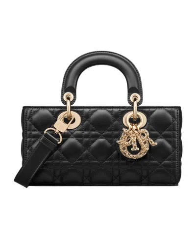 Dior Small Lady D-joy Bag In Black