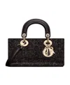 Dior Small Lady D-joy Handbag In Black