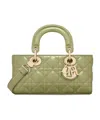 Dior Small Lady D-joy Handbag In Green