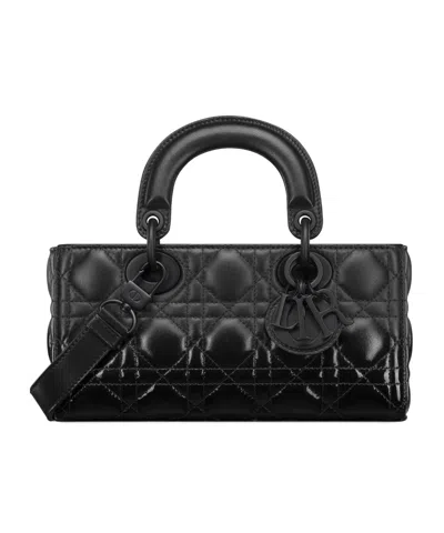 Dior Small Lady D-joy Shoulder Bag In Black