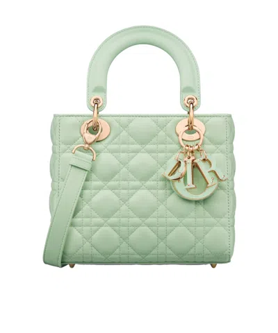 Dior Small Lady  Shoulder Bag In Green