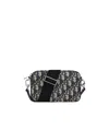 Dior Small Multi-function Oblique Span Package In Black