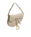 Dior Small Saddle Bag With Strap In Brown