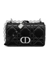 Dior Small Soft  Caro Bag In Black