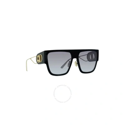 Dior Smoke Browline Ladies Sunglasses 30montaigne S3u Cd40036u 01a 58 In Black