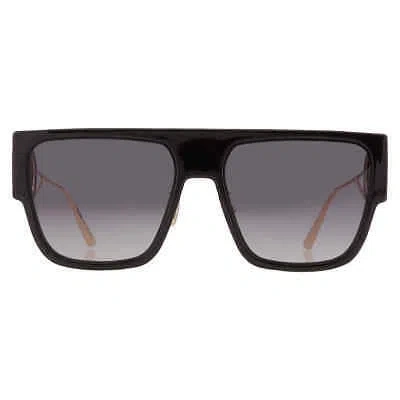 Pre-owned Dior Smoke Browline Ladies Sunglasses 30montaigne S3u Cd40036u 01a 58 In Gray