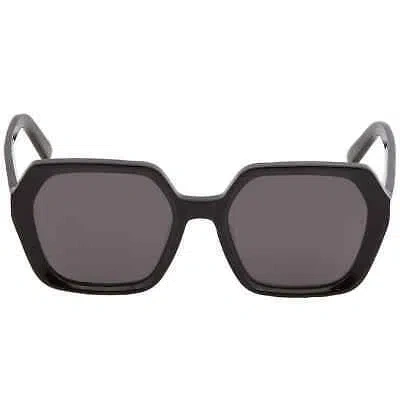 Pre-owned Dior Smoke Geometric Ladies Sunglasses Midnight S2f Cd40093f 01a 56 In Gray