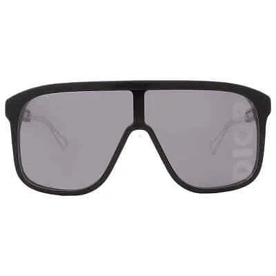 Pre-owned Dior Smoke Mirror Shield Unisex Sunglasses Fast M1 10a8 136 Fast M1 10a8 In Gray