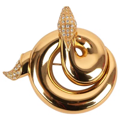 Pre-owned Dior Snake Brooch, 1990s In Multi