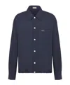 Dior Snap Long-sleeved Shirt In Black
