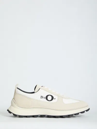 Dior Lightweight Rubber Sole Suede Fabric Sneakers In Multi