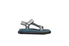 Dior Blue Leather Butterfly Bandana Sandal For Women In Blue