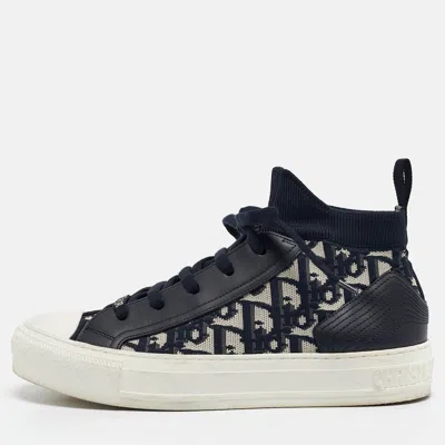 Pre-owned Dior Sneakers Size 38.5 In Blue