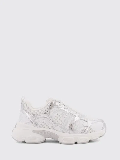 Dior Sneakers Woman White In Silver