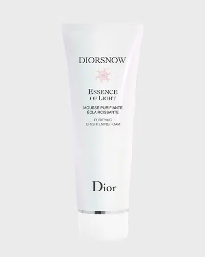 Dior Snow Essence Of Light Purifying Brightening Foam Face Cleanser, 3.7 oz In White