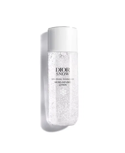 Dior Snow Face And Neck Micro-infused Lotion, 6 Oz. In Transparent