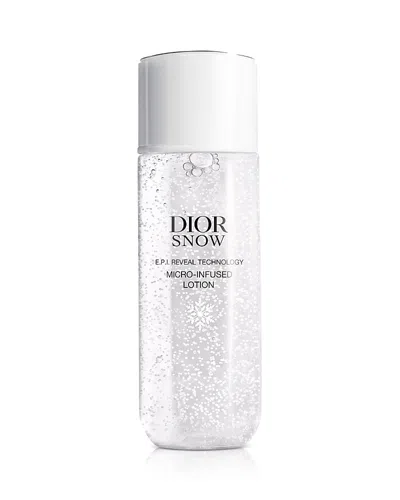 Dior Snow Micro Infused Lotion For Face & Neck 6 Oz. In Transparent