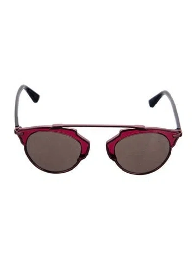 Pre-owned Dior So Real Wayfarer Sunglasses