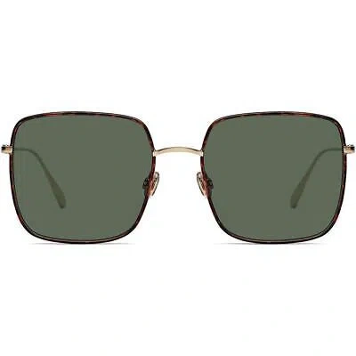 Pre-owned Dior “so Stellaire 1xs” Large Havana Brown & Black Sunglasses W/ Dark Lenses In Green