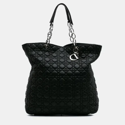 Pre-owned Dior Soft Shopping Tote In Black