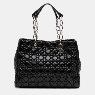Pre-owned Dior Soft Shopping Tote In Black