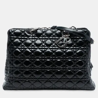 Pre-owned Dior Soft Shopping Tote In Black