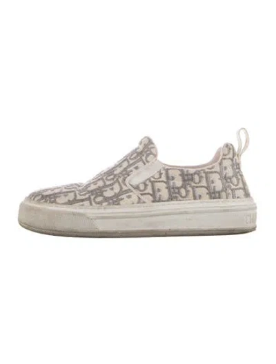Pre-owned Dior Solar Oblique Sneakers In White
