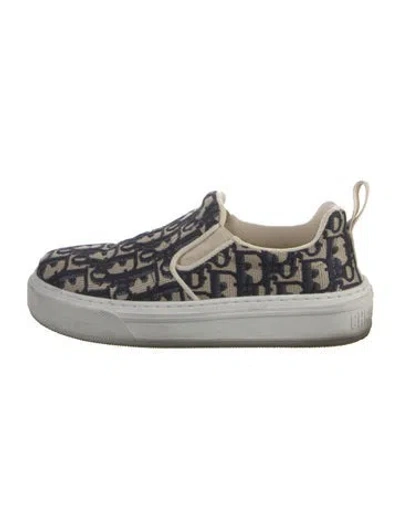 Pre-owned Dior Solar Sneakers In Blue