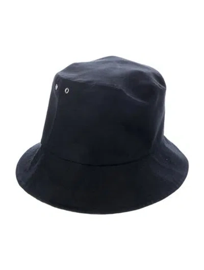 Pre-owned Dior Solid Bucket Hat In Black