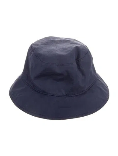 Pre-owned Dior Babies' Solid Bucket Hat In Blue