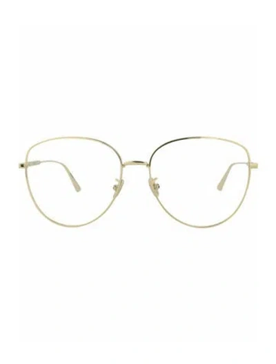 Pre-owned Dior Solid Eyeglasses W/ Tags In Gold