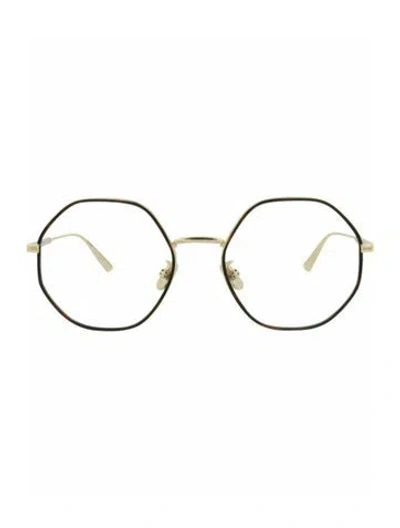 Pre-owned Dior Solid Eyeglasses W/ Tags In Gold