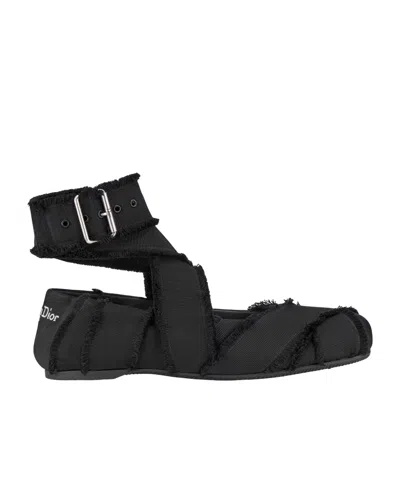 Dior Songe Ballet Shoes In Black