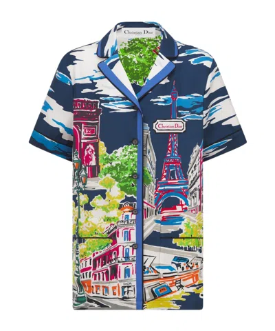 Dior Souvenir Short-sleeved Shirt In Multi