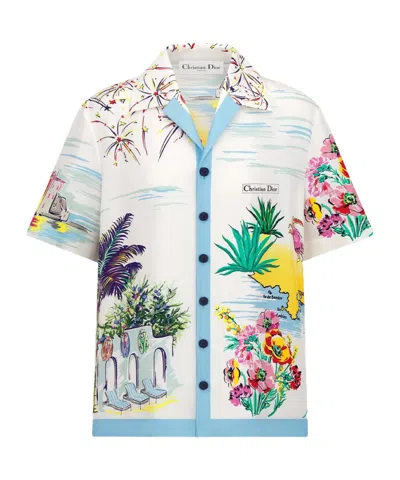 Dior Souvenir Short-sleeved Shirt In Multi