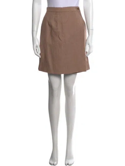 Pre-owned Dior Sports Mini Skirt In Neutrals