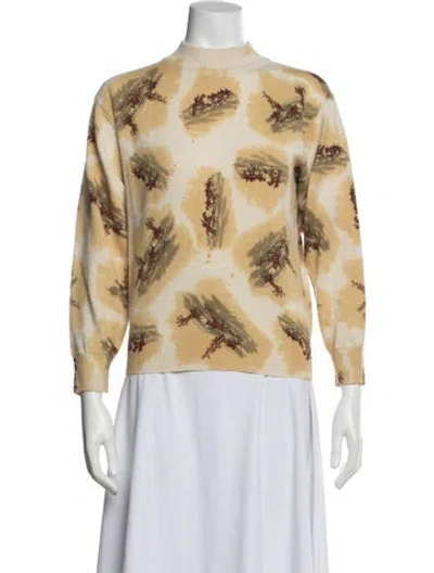 Pre-owned Dior Sports Wool Sweater In Neutral