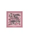 Dior Square 90 Canvas De Jouy Scarf In Pink