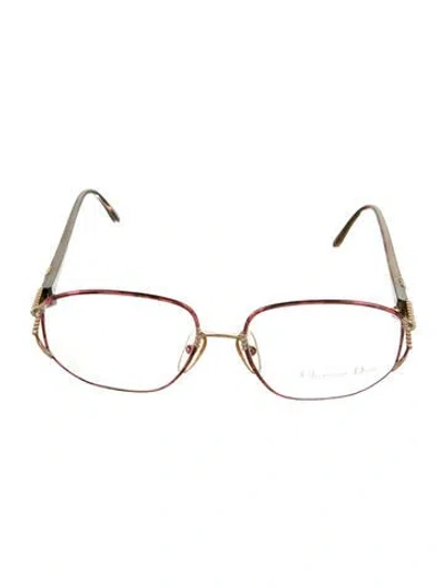 Pre-owned Dior Square Eyeglasses