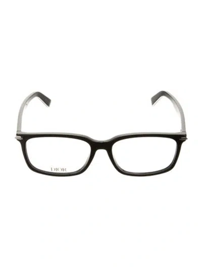 Pre-owned Dior Square Eyeglasses In Black