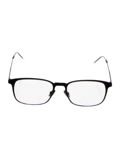 Pre-owned Dior Square Eyeglasses In Black